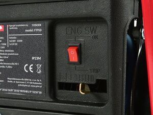 Benzínová rámová elektrocentrála 2 HP/720 W TVARDY