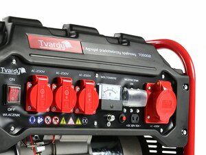 Benzínová rámová elektrocentrála 7 HP/2,8 kW - AVR TVARDY