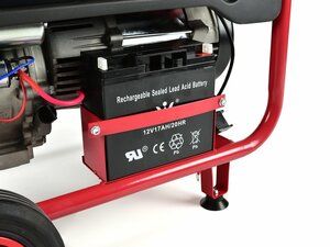 Benzínová rámová elektrocentrála s el. startem 15 HP/6,6 kW - AVR TVARDY