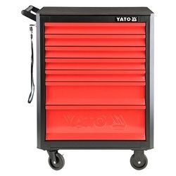 Pojízdná dílenská skříňka s nářadím, 141ks, 7 zásuvek YATO
