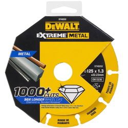 Řezný diamantový kotouč 125mm, EXTREME METAL DEWALT