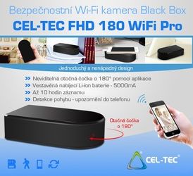 Bezpečnostní IP kamera CEL-TEC FHD 180 WiFi