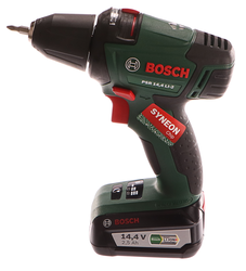 Vrtací šroubovák aku, 2x2.5Ah, nabíječka, BOSCH PSR 14,4 LI-2, 060397340P
