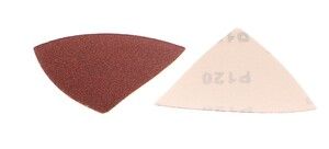 Sada brusných papírů na dřevo a kov 80mm, 10ks, 3 x P60, 4 x P120, 3x P240 EXTOL-PREMIUM