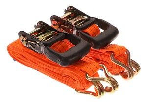 Pásy upínací ráčnové s háky, sada 2ks, 5m x 35mm, max. 2000kg, PES EXTOL-PREMIUM