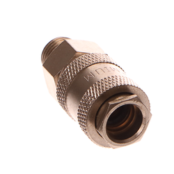 Rychlospojka vzduchová zásuvka s vnějším závitem, G-1/4" EXTOL-PREMIUM