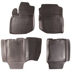 Gumové koberce Honda Jazz II (GE) (07-13)  (2D) SIXTOL
