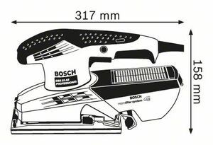 Vibrační bruska Bosch GSS 23 AE Professional, 0601070700