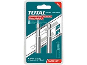 Šroubovací nádstavce, 60mm, 2ks, Steel + CrV TOTAL-TOOLS