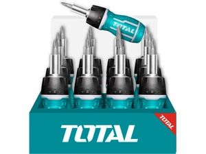 Šroubovák 8v1, ráčnový TOTAL-TOOLS