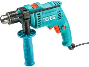 Vrtačka s příklepem a nářadím, 680W, 115ks TOTAL-TOOLS
