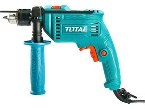 Vrtačka s příklepem a nářadím, 680W, 115ks TOTAL-TOOLS