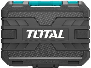 Vrtačka s příklepem a nářadím, 680W, 115ks TOTAL-TOOLS