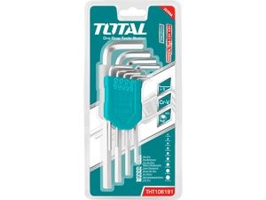 L-klíče Hex, sada, industrial TOTAL TOOLS