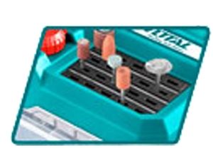 Bruska přímá AKU, 20V Li-ion, 2000mAh, s baterií a nabíječkou TOTAL-TOOLS