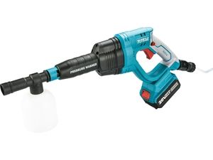Tlaková myčka AKU 20V Li-ion, nabíječka a baterie (1x 4000mAh) TOTAL-TOOLS