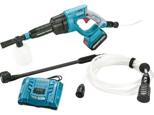 Tlaková myčka AKU 20V Li-ion, nabíječka a baterie (1x 4000mAh) TOTAL-TOOLS