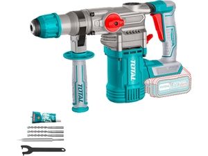 Kladivo vrtací a sekací AKU, SDS Plus, Brushless, 20V Li-ion, 2000mAh, 4,5J, industrial, b TOTAL-TOOLS