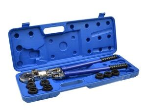 Hydraulické krimpovací kleště Pex-AL-PEX + 8 nástavců GEKO