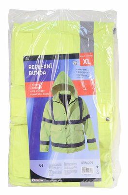 Bunda s kapucí reflexní SAFETY XL COMPASS