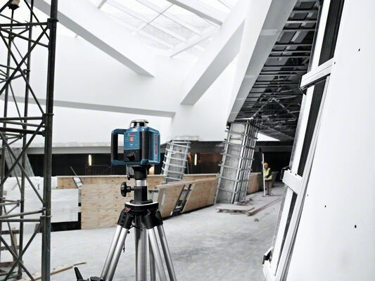 Rotační laser Bosch GRL 300 HV + přijímač, měřící lať Professional, 061599403Y