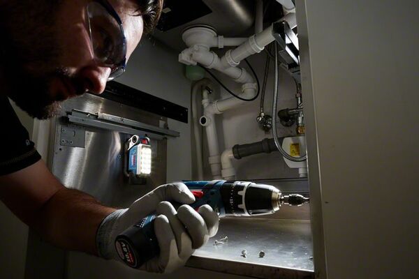 Aku svítilna Bosch GLI DeciLED Professional - bez baterie, 06014A0000