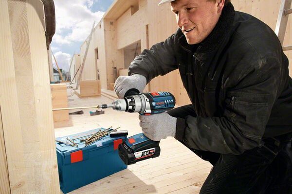 Kombinovaný šroubovák aku, BOSCH GSB 36 VE-2-LI Professional - předváděcí kus