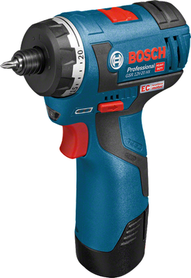 Vrtací šroubovák aku, 2x3.0Ah, BOSCH GSR 12V-20 HX Professional, 06019D4105