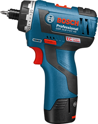 Vrtací šroubovák aku, 2x3.0Ah, BOSCH GSR 12V-20 HX Professional, 06019D4105