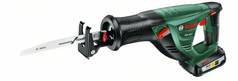 Aku pila ocaska Bosch PSA 18 LI - 1x aku 2,5Ah, čip SYNEON, 18V, 06033B2302