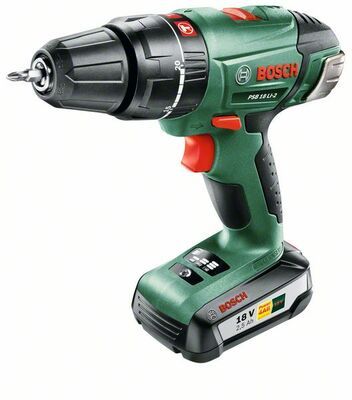 Aku kombinovaný šroubovák Bosch PSB 18 LI-2 (1xaku 2,5Ah 18V) čip SYNEON, 060398230B