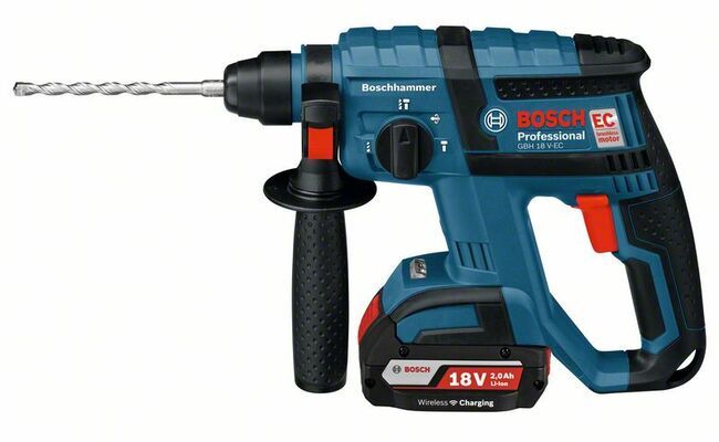 Aku vrtací kladivo Bosch GBH 18 V-EC Professional - bez baterie, 0611904000