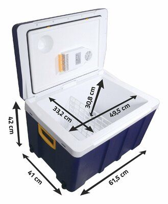 Chladící box 50l 230V/12V pojízdný COMPASS