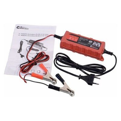 Nabíječka mikroprocesor 1Amp 6/12V PB/GEL max. 120Ah COMPASS