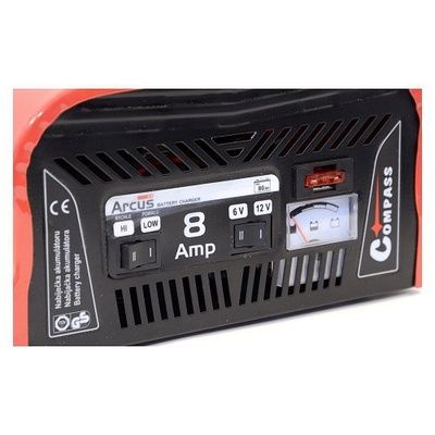 Nabíječka 8Amp 6/12V TÜV/GS ARCUS, COMPASS