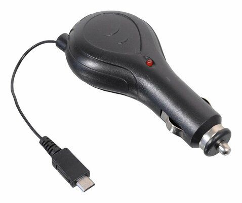 Nabíječka telefonu 12/24V MICRO USB navíjecí COMPASS