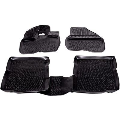 Gumové koberce Nissan Pathfinder IV (R52) (třetí řada sedadel) (12-)  (3D) SIXTOL