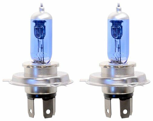 Žárovka 12V H4 100/90W P43t WHITE LASER 2ks COMPASS