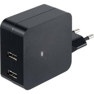 USB síťový adaptér Voltcraft SPS-2400/2+, 2x 2400 mA CONRAD