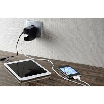 USB síťový adaptér Voltcraft SPS-2400/2+, 2x 2400 mA CONRAD