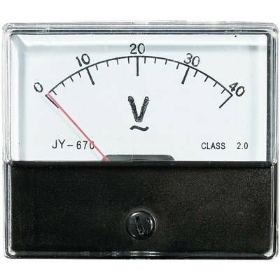 Analogové panelové měřidlo VOLTCRAFT AM-70X60/40V 40 V CONRAD