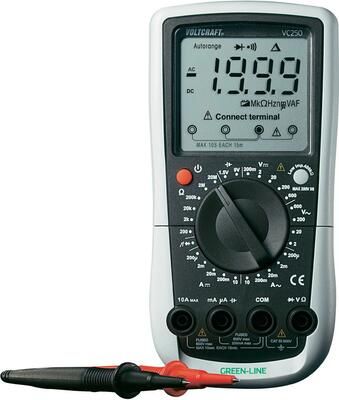 Digitální multimetr Voltcraft VC-250 Green Line, 3 roky záruka