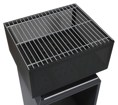 Ohniště CUBE s mřížkou 74cm CATTARA