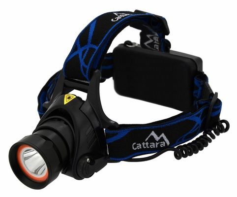 Čelovka LED 400lm (1x XM-L+15x SMD) CATTARA