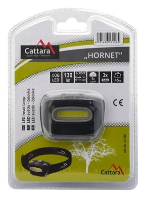 Čelovka HORNET 130lm COB 3xAAA CATTARA