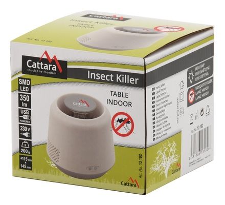 Svítilna TABLE INDOOR USB 5V + infra lapač hmyzu CATTARA