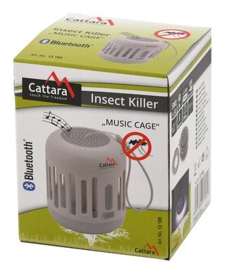 Svítilna MUSIC CAGE Bluetooth nabíjecí + UV lapač hmyzu CATTARA