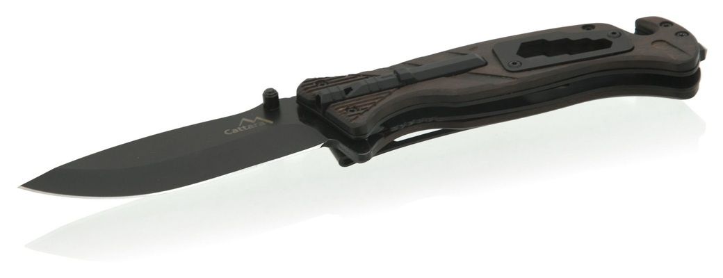 Nůž zavírací BLACK BLADE s pojistkou 21,7cm CATTARA