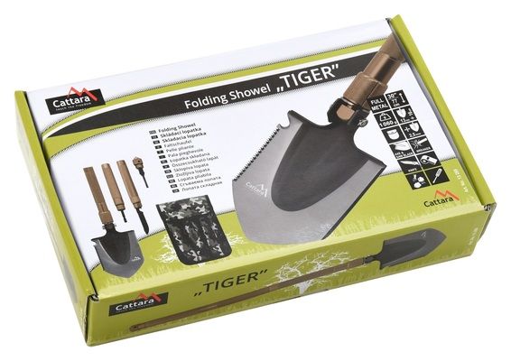 Lopatka skládací multifunkční TIGER 77cm CATTARA