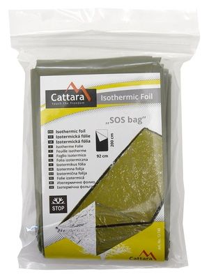 Izotermická fólie SOS zelená válec 200x92cm CATTARA